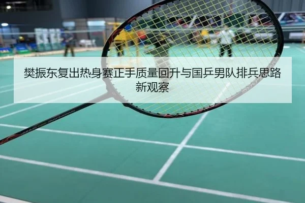 樊振东复出热身赛正手质量回升与国乒男队排兵思路新观察